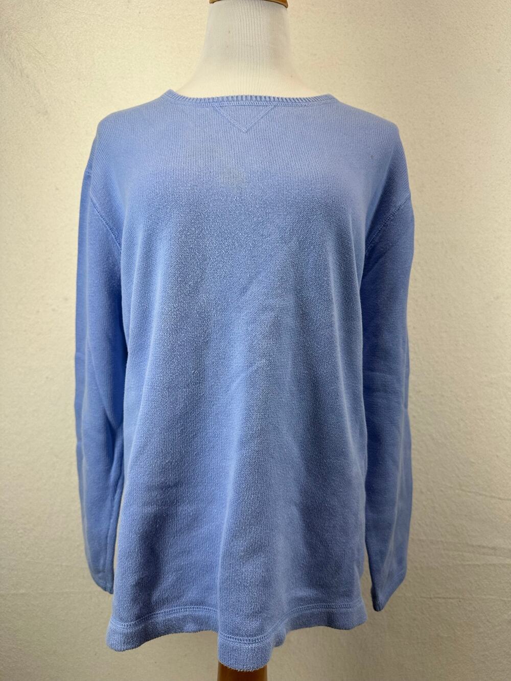 Eddie Bauer Y2K Women's Crewneck 100% Cotton Sweater SZ XL Comfort Heritage